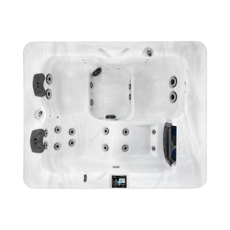 The 500 Series hot tub shell, seen from above