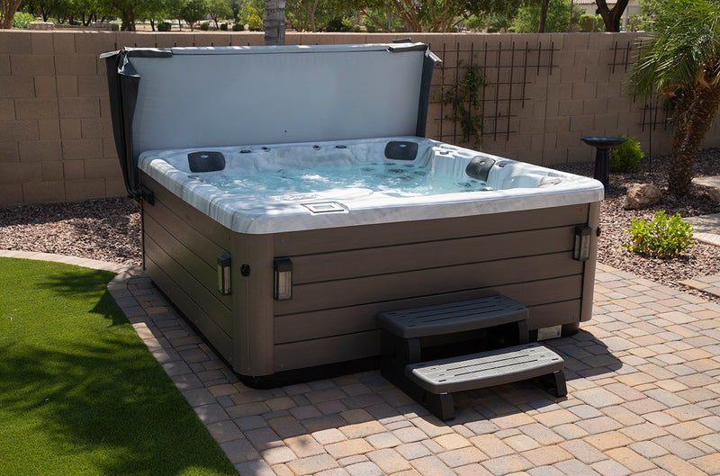 How to fill a hot tub
