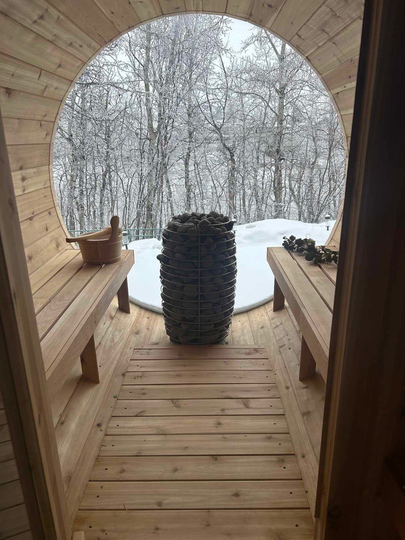 barrel saunas