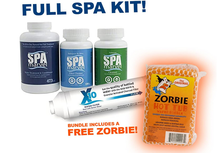Spa Marvel Trio w/ X10 Filter and Zorbie