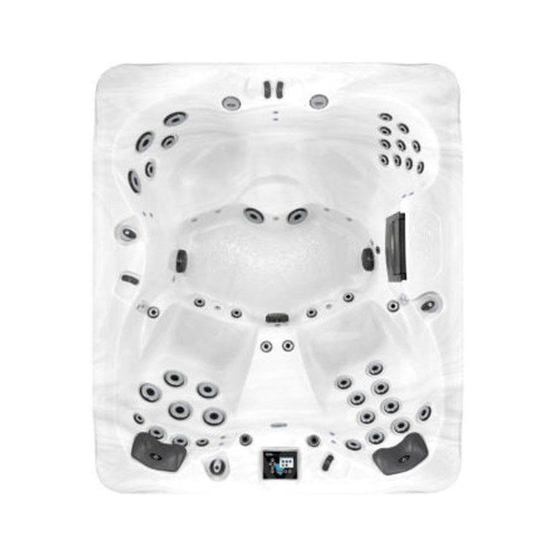 The 300 Series hot tub shell, seen from above