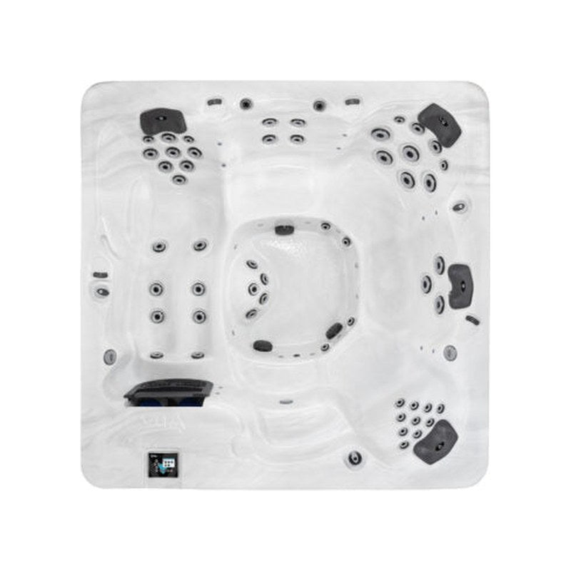 The 700 Series hot tub shell, seen from above