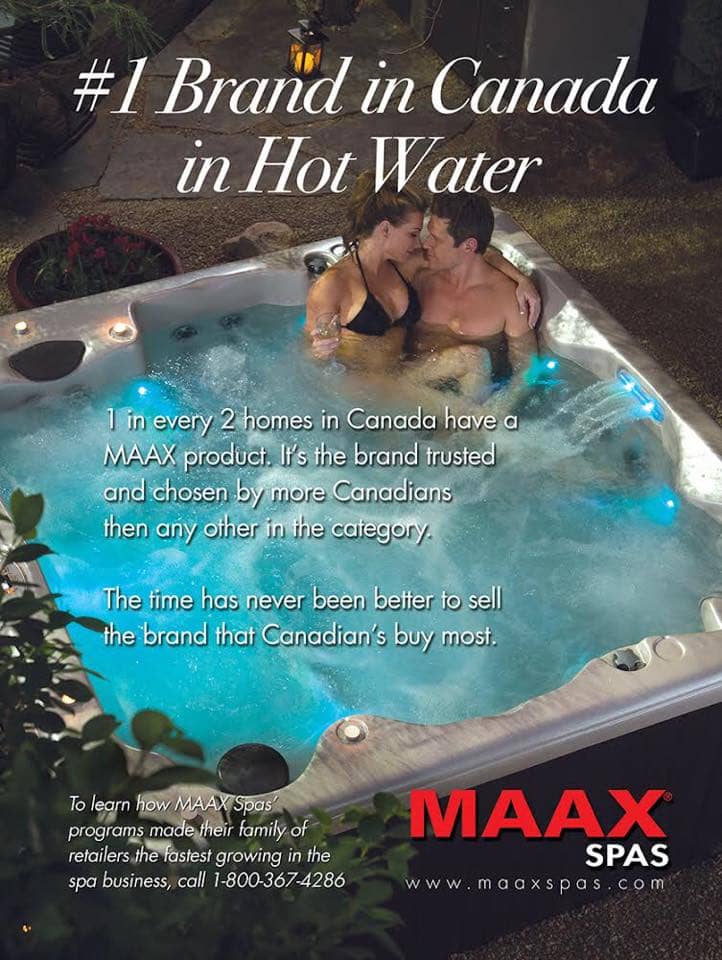 Maax Spas hot tubs in Calgary
