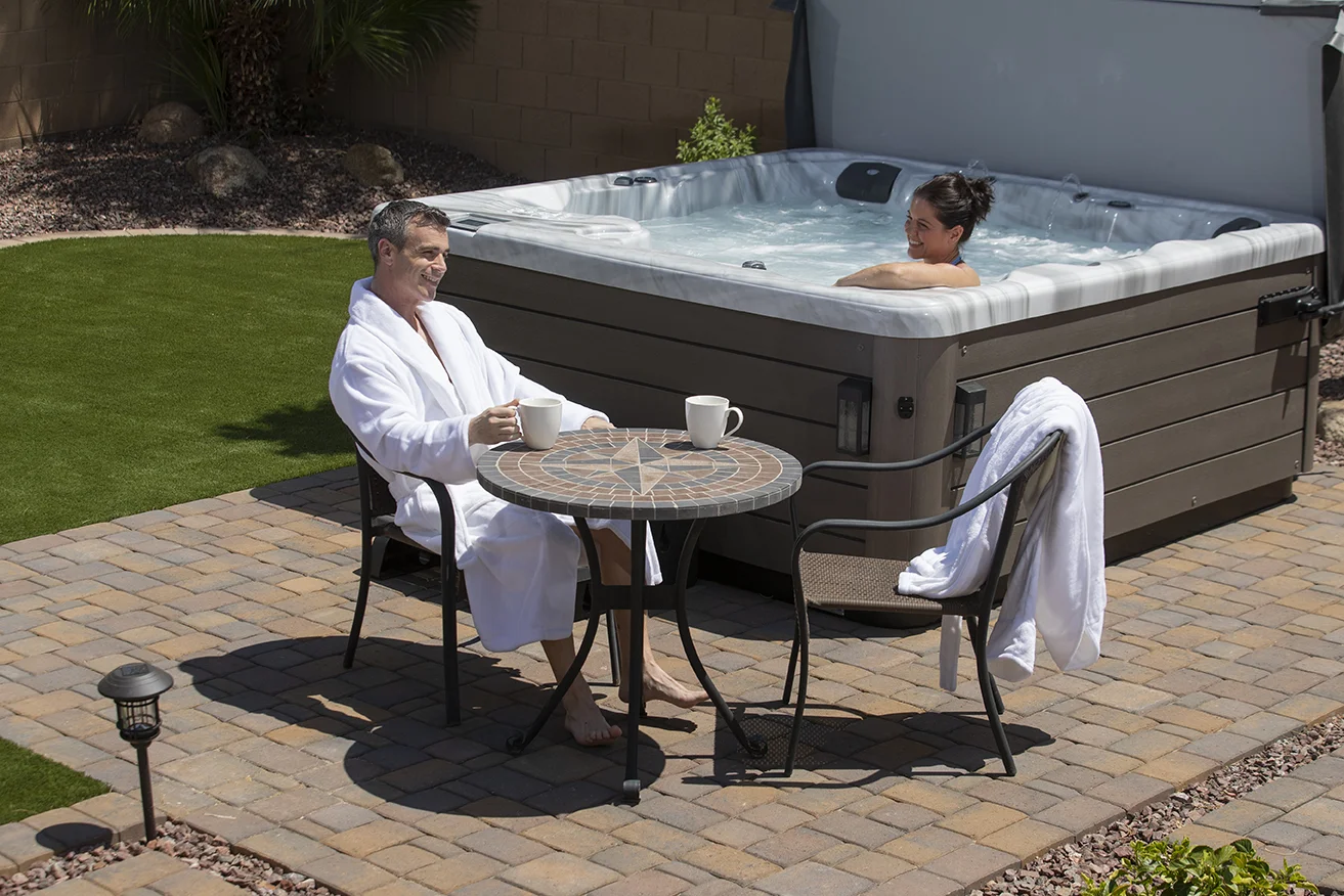 Private Space for Hot Tub