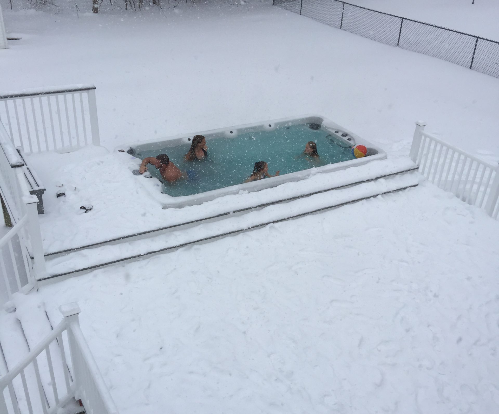 should i empty my hot tub in winter