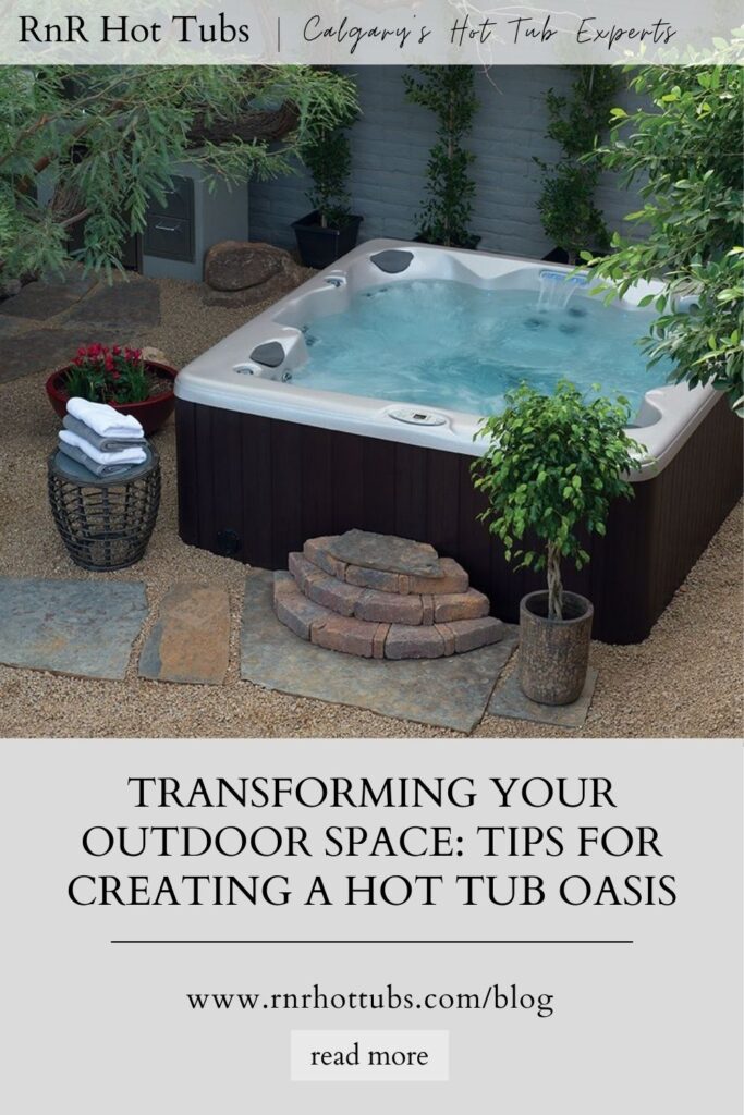 hot tub landscaping tips