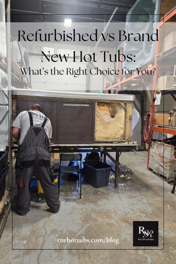 Refurbished hot tubs